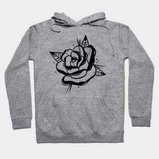 Black rose Hoodie